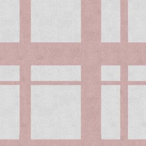 Tapete artesanal xadrez para sala de estar rosa l Koord