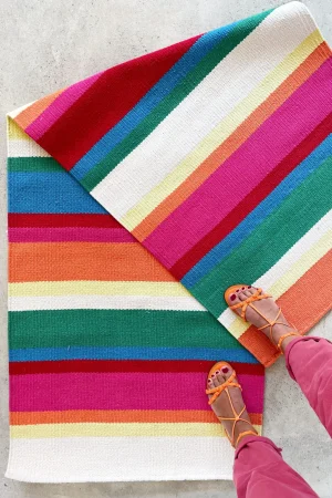 Tapete Passadeira Colorido em Cores:  Verde bandeira, Amarelo , Laranja, Rose, Azul Turquesa, Areia, Vermelho