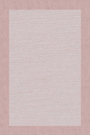Tapete Artesanal mesclado com borda, Cores: Areia e Rosa Seco