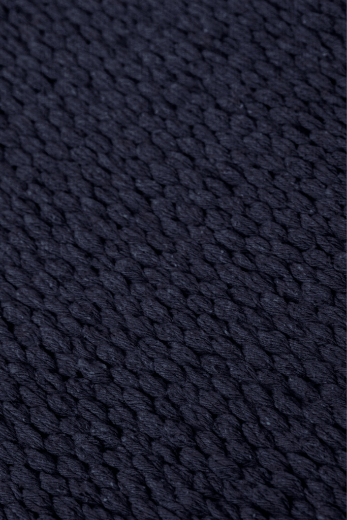 detalhes da amostra da cor azul marinho