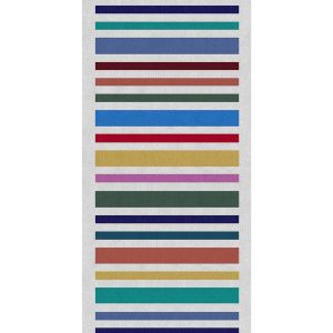 Tapete Passadeira Henry nas cores Cores: Areia, Vermelho, Mostarda, Petróleo, Preto, Jade, Celeste, Bordo, Telha, Militar, Turquesa e Rose