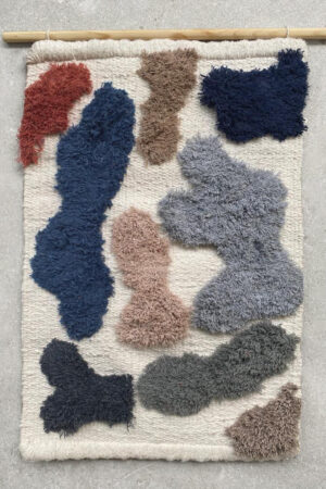 Tapeçaria de Parede - Quadro feito à mão- 35 x 50 CM- Costa modelo 4