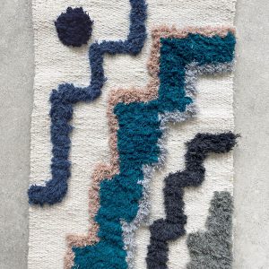 Tapeçaria de Parede - Quadro feito à mão- 35 x 50 cm-  falésia modelo 3