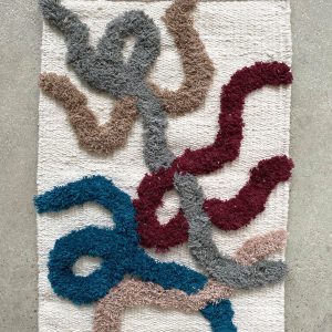 Tapeçaria de Parede - Quadro feito à mão- 35 x 50 cm- Igarapé modelo 4