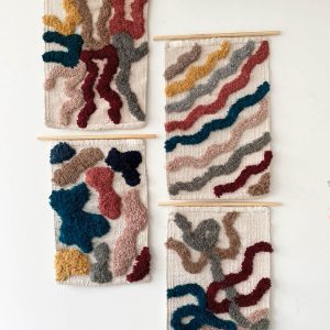 Tapeçaria de Parede -  Quadro feito à mão- 35 x 50 cm - Vale modelo 4
