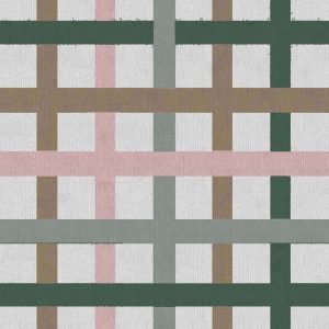 Tapete Mia, Cores: Areia, chocolate, rosa seco, caqui e verde militar