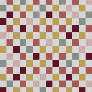 Tapete Geraldo em cores: areia, rosa seco, amarelo mostarda, bordô, caqui e telha.