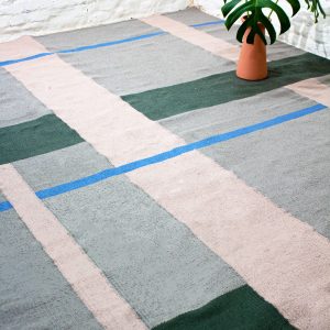 Tapete Artesanal 2 x 3 à pronta entrega l Koord Tapeçaria