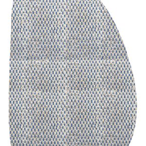 Tapete entrelaço orgânico em cores: bege e Azul Celeste l Koord Tapeçaria