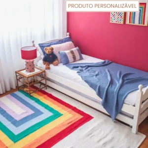 Tapete Dorothy Personalizável Desenhado feito à mão, 100% algodão reciclado