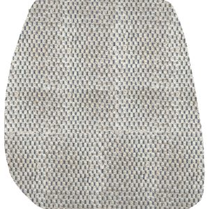 Tapete Organico 2 Entrelado bege e chumbo l Koord Tapeçaria