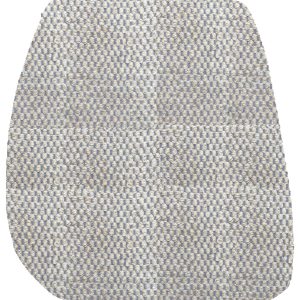 Tapete Organico 2 Entrelado bege e cinza claro l Koord Tapeçaria