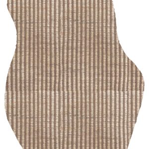 Tapete Artesanal orgânico, bege e Café com Leite l Koord Tapeçaria