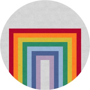 Tapete Dorothy redondo arco íris l Koord
