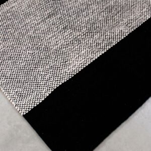 Tapete Riscado 1,80 x 2 COM TEXTURA FEITO À MÃO, 100% ALGODÃO RECICLADO