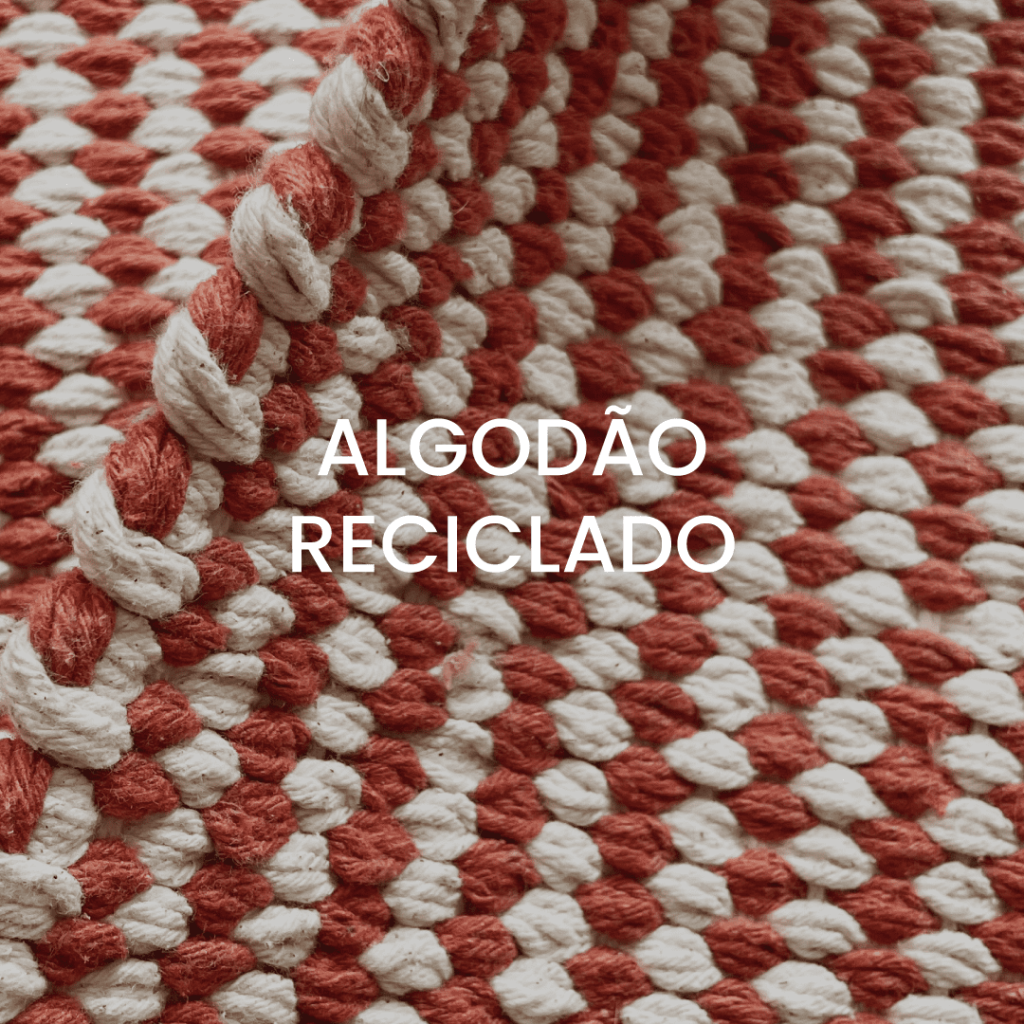tapetes artesanais de matéria- prima 100% algodao reciclado l Koord Tapeçaria