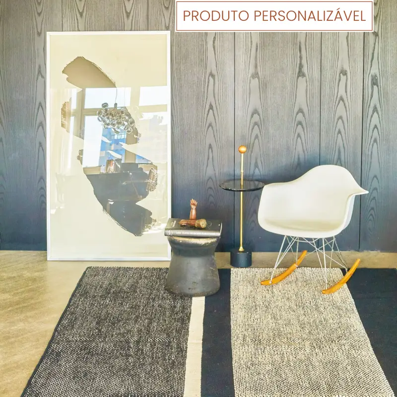 Tapete Riscado Personalizável COM TEXTURA FEITO À MÃO, 100% ALGODÃO RECICLADO l koord (1)
