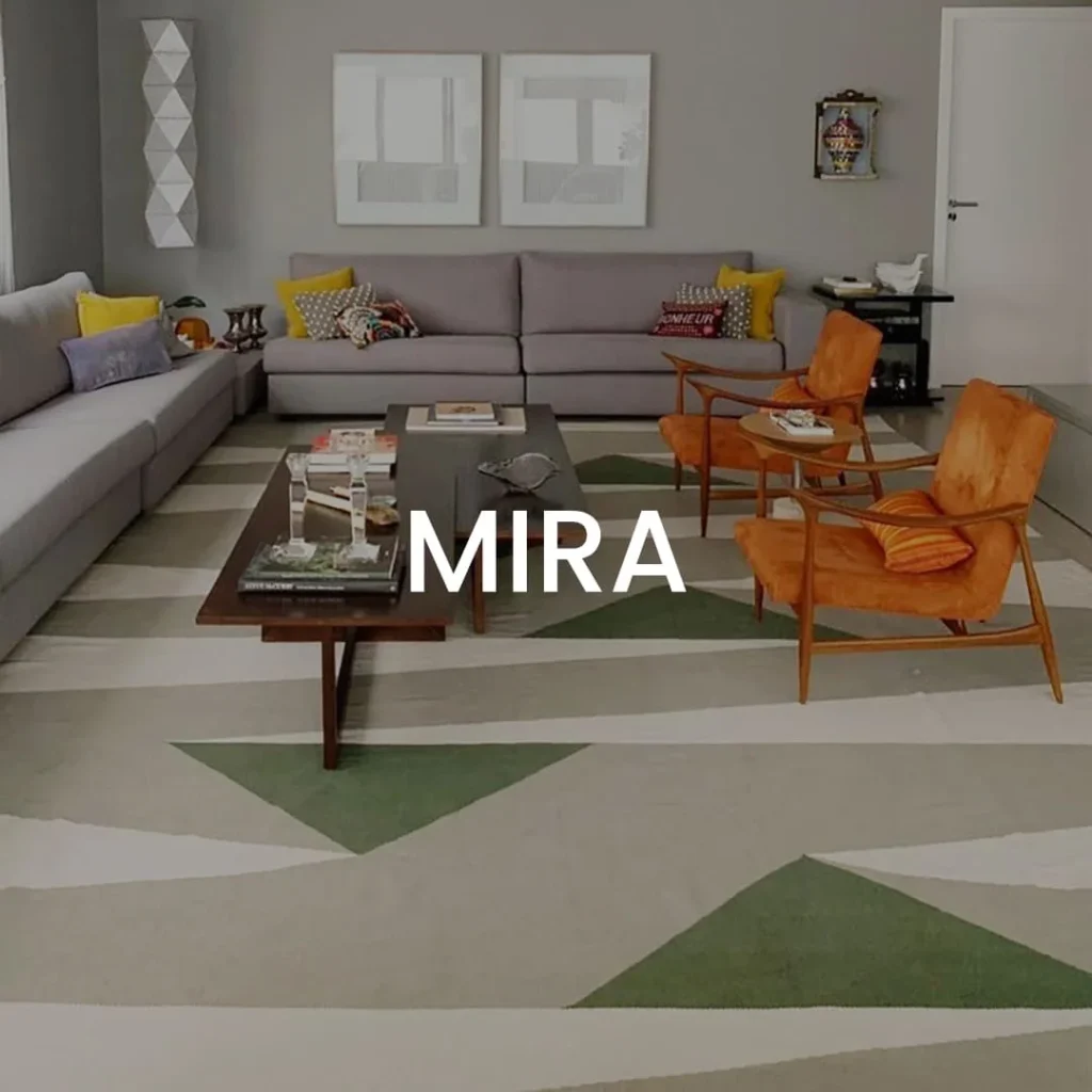 Tapete Artesanal modelo Mira l Koord Tapeçaria