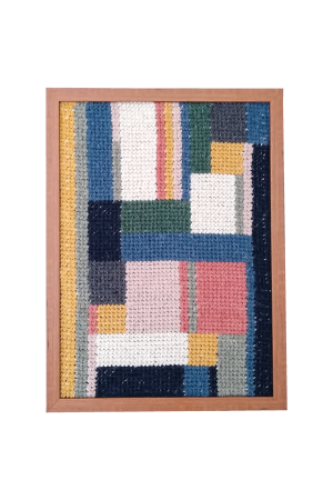 Quadro Gunta 3 - 20 x 30 Bordado à mão