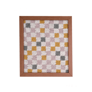 Quadro Geraldo 2 20 x 20 Bordado à mão