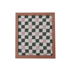 Quadro Geraldo 4 20 x 20 Bordado à mão