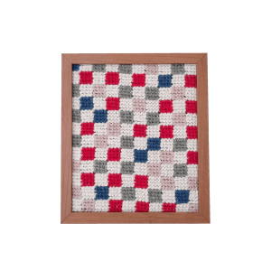 Quadro Geraldo 1 20 x 20 Bordado à mão