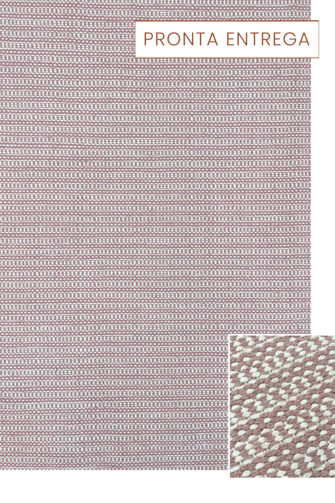 tapete artesanal raiz cru e rosa seco l tapeçaria koord