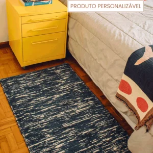 Tapete Felpo Personalizável Fios peludos feito à mão, 100% algodão reciclado