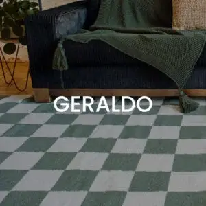 Tapete xadrez modelo Geraldo Koord Tapeçaria