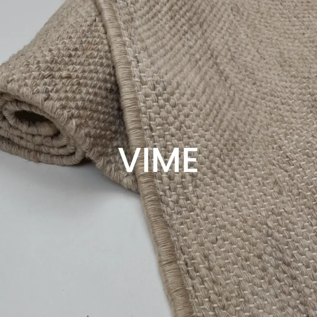 Tapete artesanal modelo vime_ l koord tapeçaria