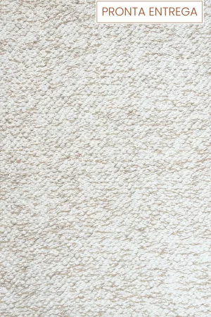 Tapete Grão 3,30 x  3,97 feito à mão, 80% algodão reciclado e 20% chenille