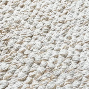 Tapete Grão 4,16 x  4,90 feito à mão, 80% algodão reciclado e 20% chenille