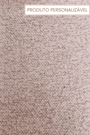 Tapete artesanal grão cru e canela feito à mão l Koord Tapeçaria