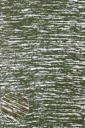 Tapete artesanal Felpo 4 Cru e Azeitona Fios peludos l koord Tapeçaria