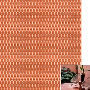 Tapete Corda náutica Personalizável Terracota feito à mão